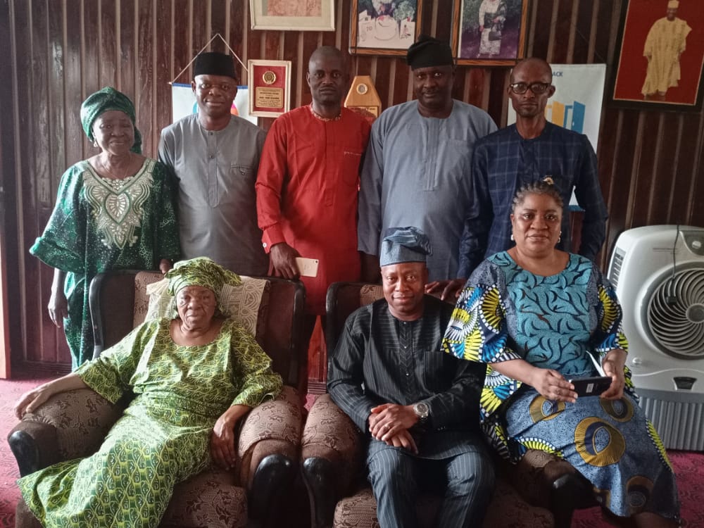 Condolence visit to family of Late Chief Yemi Olajide